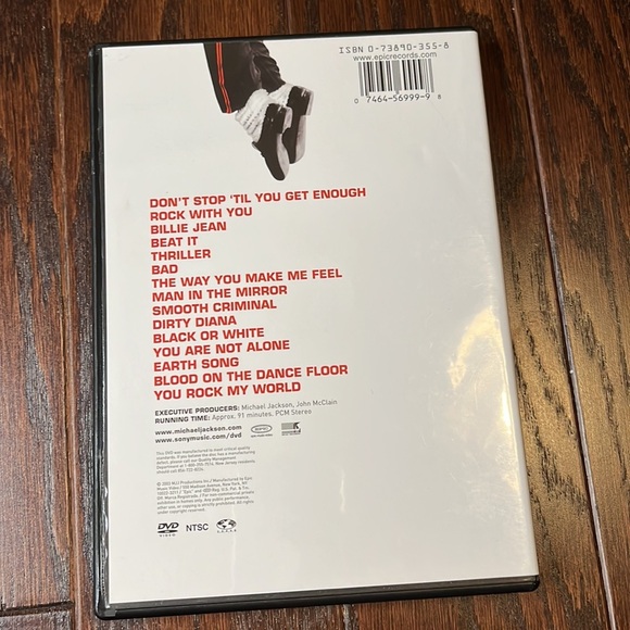 Michael Jackson number ones DVD - Picture 2 of 4